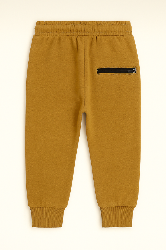 Mustarad Zip Pocket Track Pant Mustard