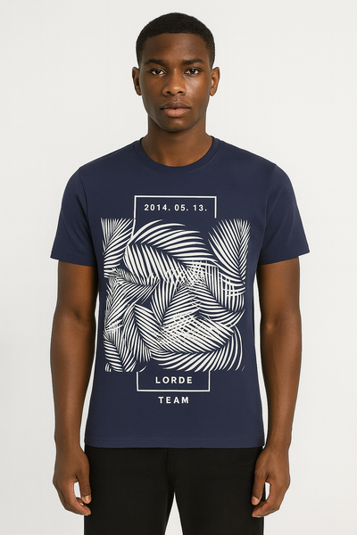 Navy Graphic Tshirt