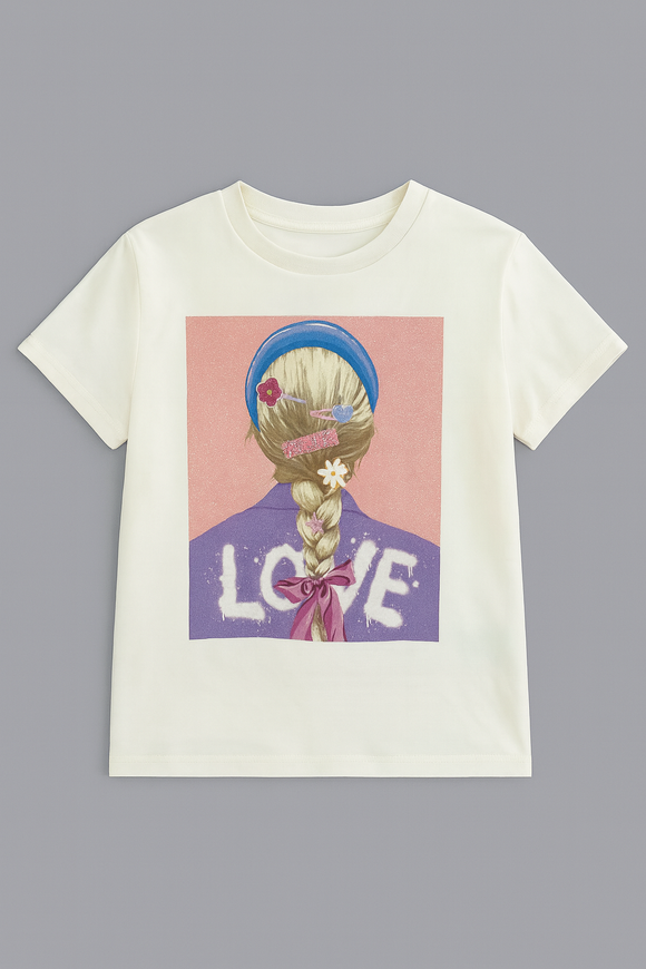 White Girly S S T Shirts