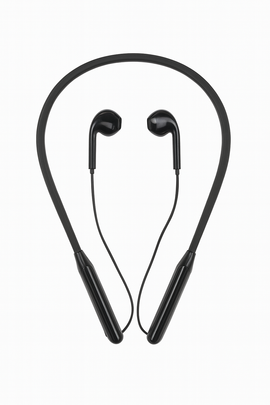 Black Sport Wireless Earbuds - 0