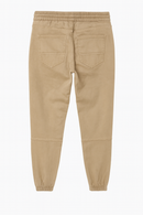 Tobacco Knit Denim Jogger Tan-3