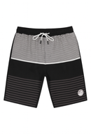 Black Aop Printed Shorts-2