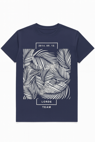 Navy Graphic Tshirt - 0