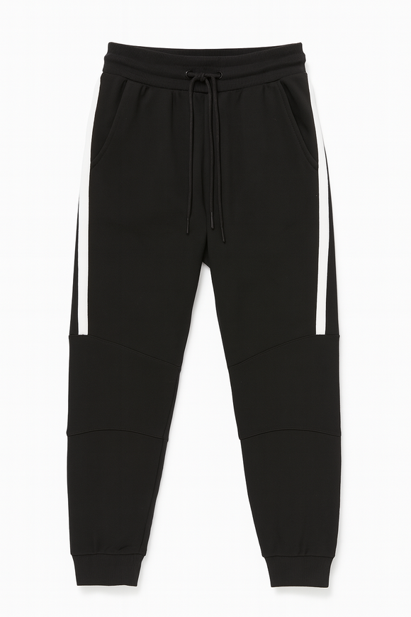 Black Mens Track Pant