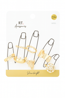 7 Pc Ring Set
