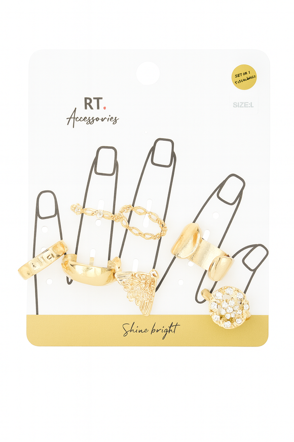 7 Pc Ring Set