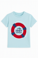 Sky Blue Life Guard Tshirt-2