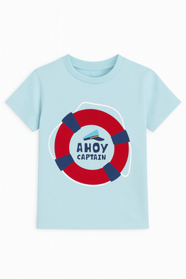 Sky Blue Life Guard Tshirt - 0