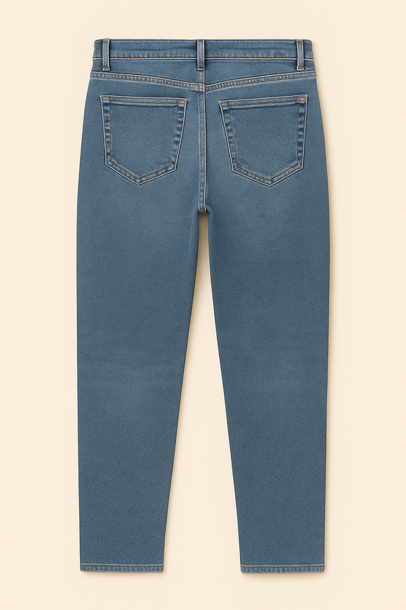 Light Wash Basic 5 Pocket Straight Fit Jeans Light Wash 32