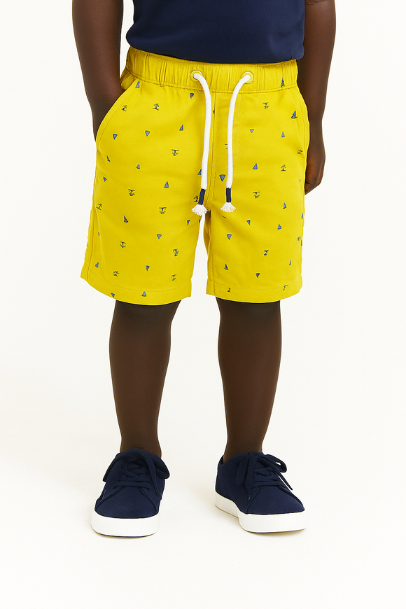 Navy Yellow 2 Pc Pack Shorts Assorted