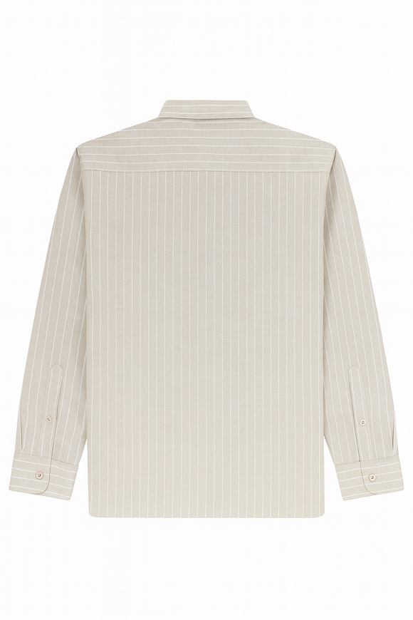 Beige  Men Casual Shirt