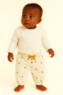 Beige Paperbag Trouser Beige