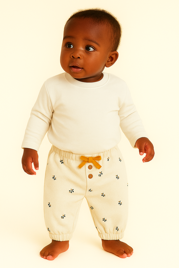 Beige Paperbag Trouser Beige