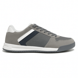 Mid Grey Stripped Sneaker