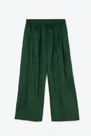 Green Satin Jacquard Trouser-1