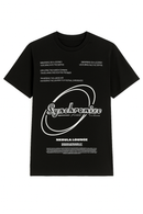 Black Graphic T Shirt Black-2