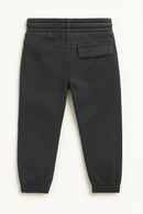 Charcoal Grey Coloured Knitted Denim Jogger Charcoal-3