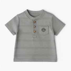 Sage Henley Jaquard Tshirt - 0