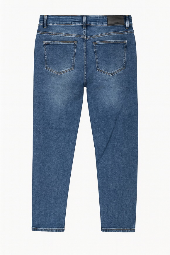 Straight Fit Denim Jeans Darkwash