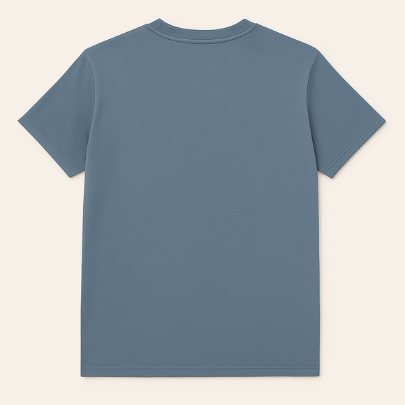 Basic Solid Crew Neck Tee Assorted Small