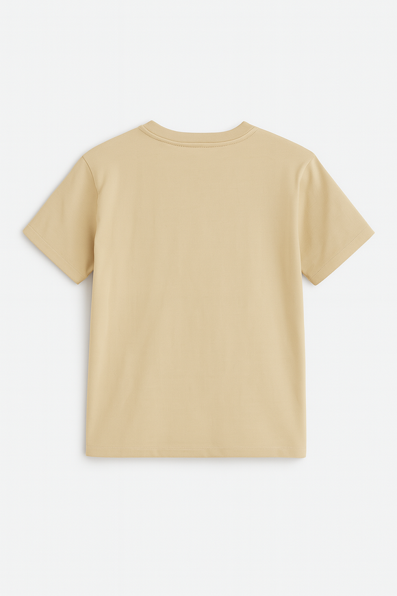 Beige Gamer Hd Print Tee