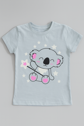 Blue Placement Print S S Pj Sets Blue - 0