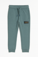 Teal Green Jogpant With Print-2