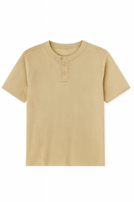 Beige Men T Shirt - 0