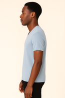 Basic Solid V Neck Tee Assorted Small-3