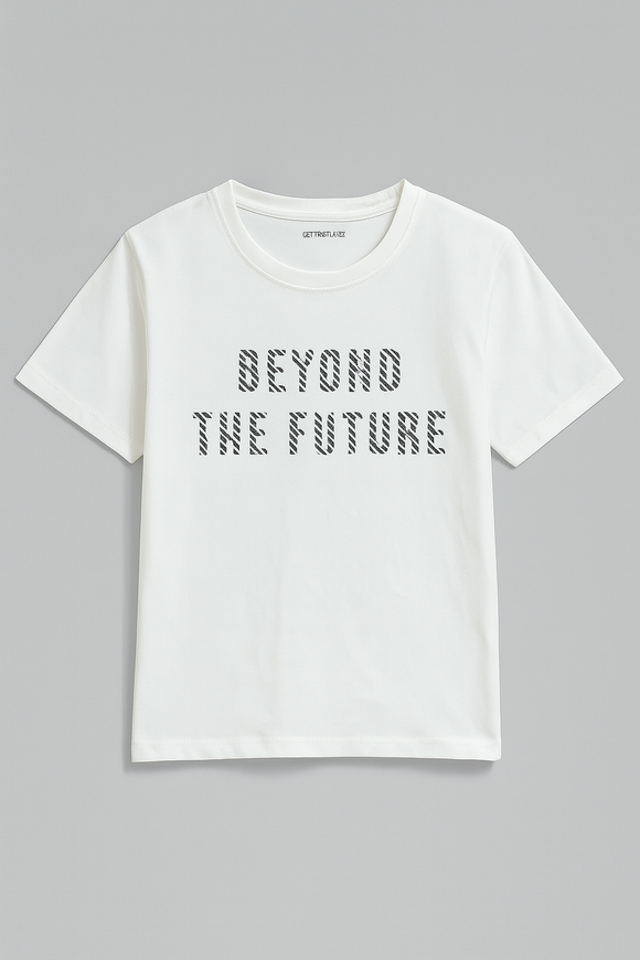 White Back Tape Tee White