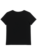Black Kuromi Printed T Shirt-3