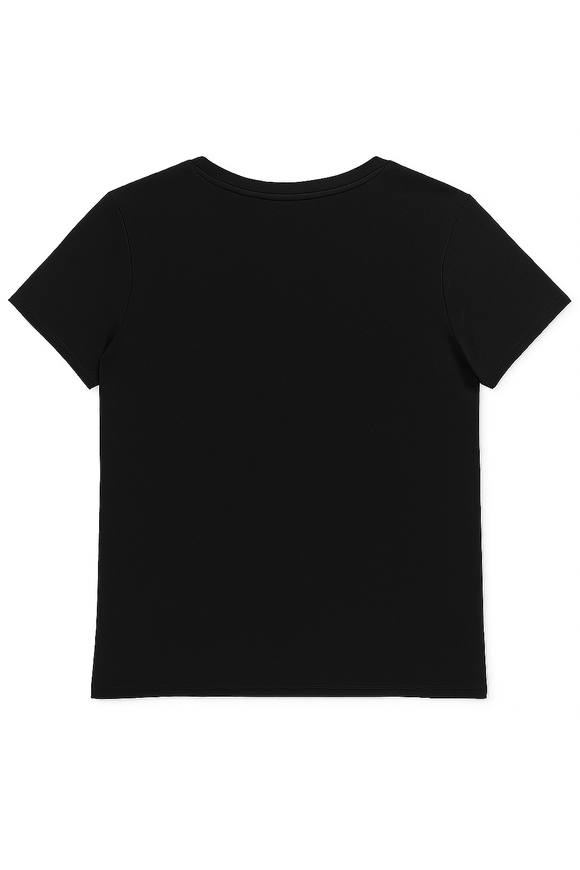 Black Kuromi Printed T Shirt