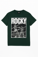 Green Rocky Drop Sholder Tshirt Green-2