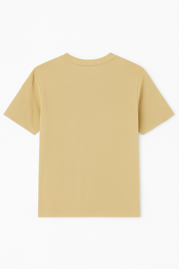 Beige Men T Shirt