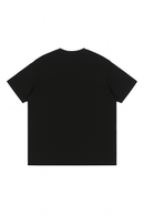 Black Hokusai Printed T Shirt Black-3