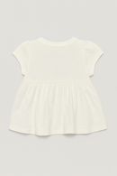 White All Over Print Blouse-3