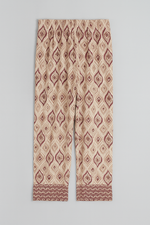 Multi Color Print Table Pyjama Bottom Assorted