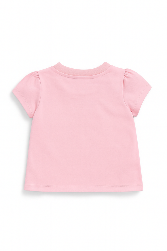 Baby Pink Strawberry All Over Print T Shirt