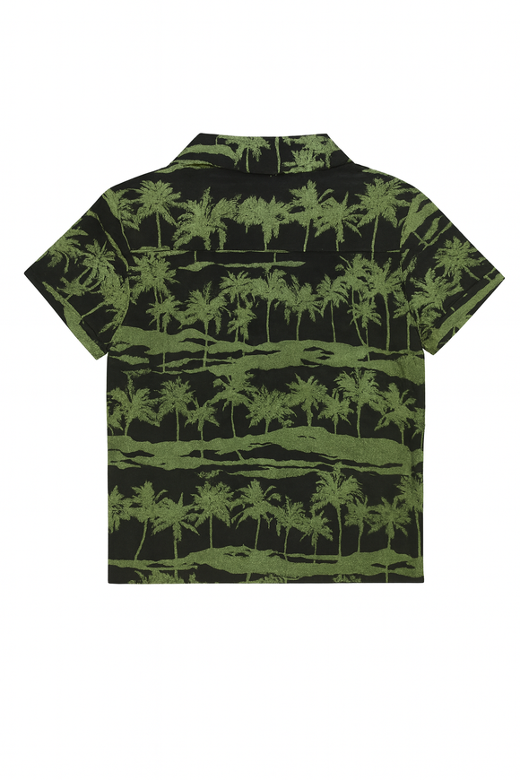 Green Palm Aop Resort Shirt