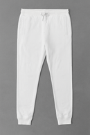 White Basic Track Pant-2