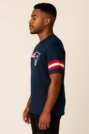 New England Patriots Lounge Tee Blue Small-3