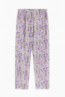 Red Crushed Print Table Pyjama Bottom Assorted-3