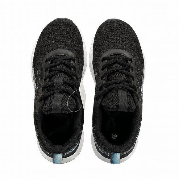 Black Sporty Lace Up