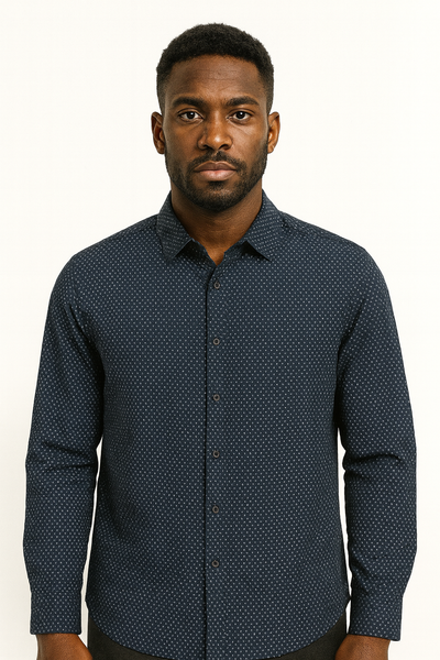 White Mens Casual Shirt