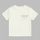 Beige Printed Shirs And Tee-4