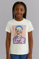 White Girly S S T Shirts-1