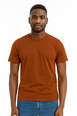 Basic Solid Crew Neck Tee Assorted