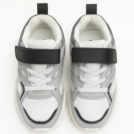 Grey Overlayed Chunky Sneaker - 0