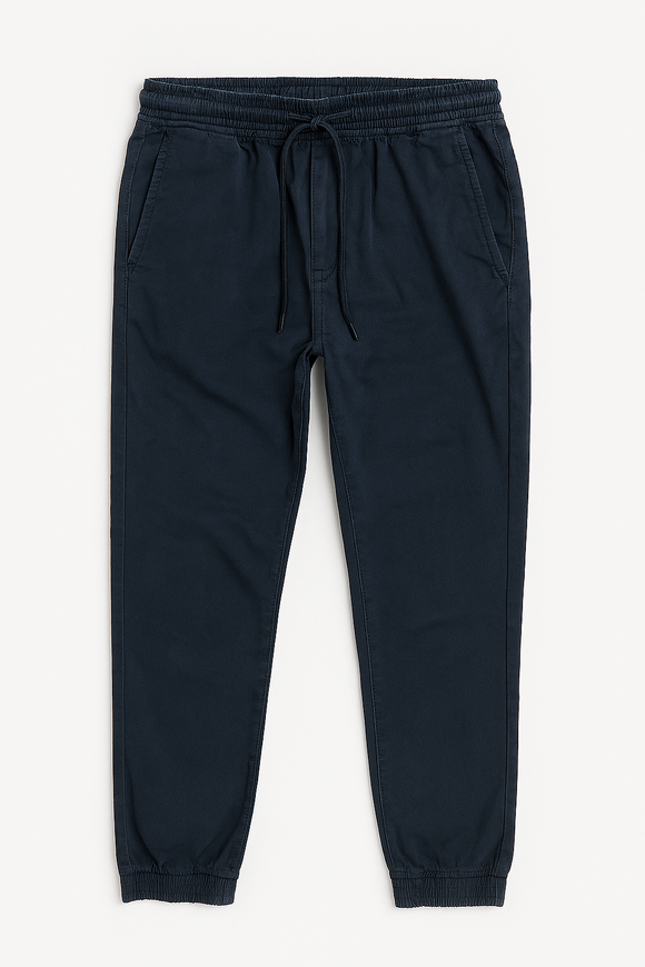 Navy Twill Jogger Navy