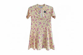 Yellow Floral Skater Dress With Shorts Sets Assorted